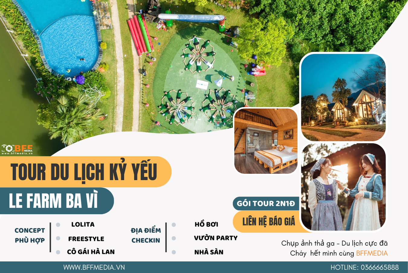 TOUR DU LỊCH KỶ YẾU LE FARM BA VÌ