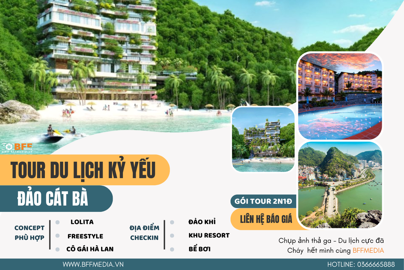 TOUR DU LỊCH KỶ YẾU CÁT BÀ